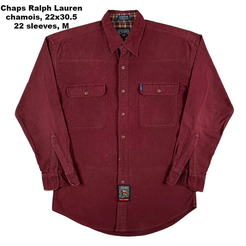 Vintage Ralph Lauren 100% Cotton Button Up Shirts- SELECT SHIRT