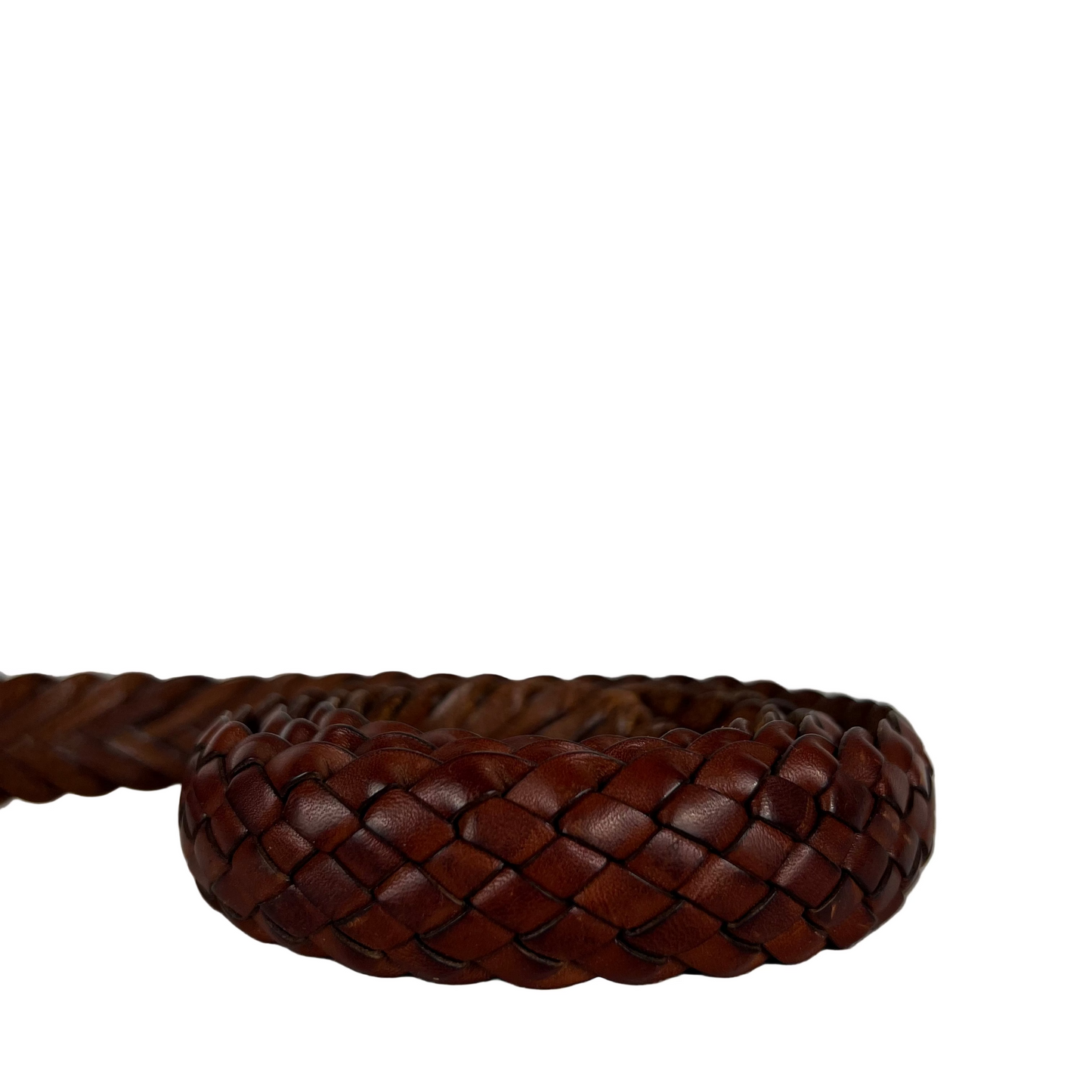 Eddie Bauer Braided Leather Belt- L