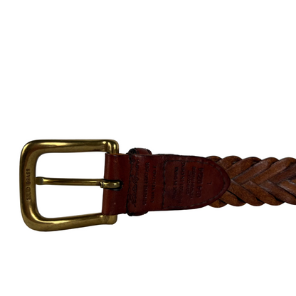 Eddie Bauer Braided Leather Belt- L