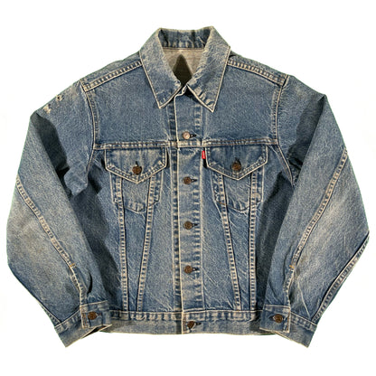 80s Levi's Faded Harley Type 3 Denim Jacket- L