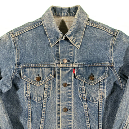 80s Levi's Faded Harley Type 3 Denim Jacket- L