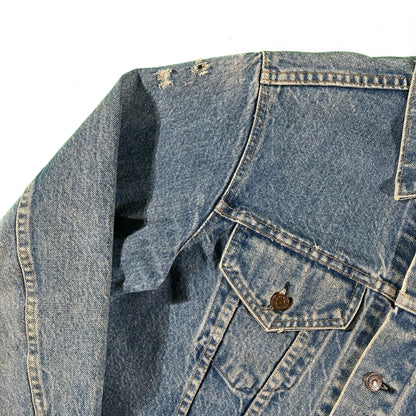 80s Levi's Faded Harley Type 3 Denim Jacket- L