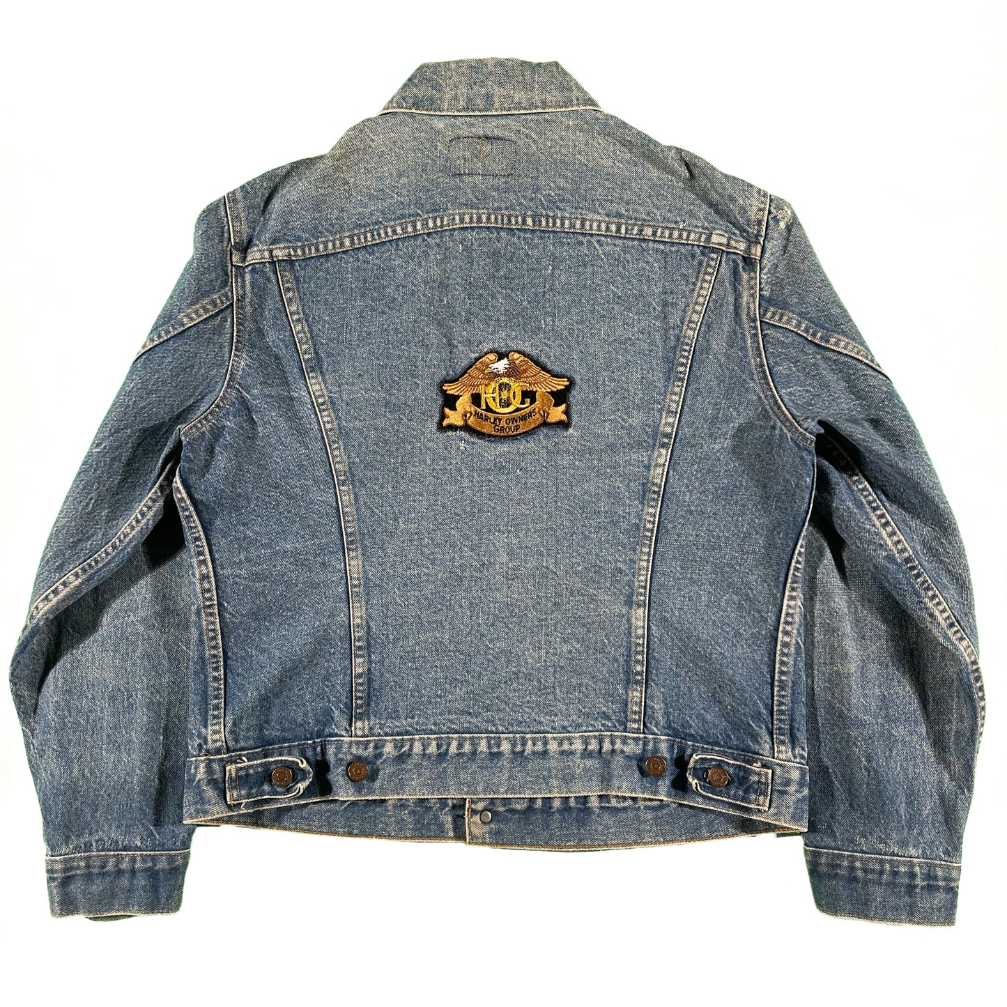 80s Levi's Faded Harley Type 3 Denim Jacket- L