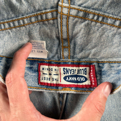 2000 Old Navy Cut Off Denim Shorts- 31x5.5