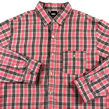 2009 Nike 6.0 Plaid Button Up Shirt- XL