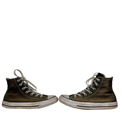 Sun Faded Black High Top Converse- M's 5, W's 6.5