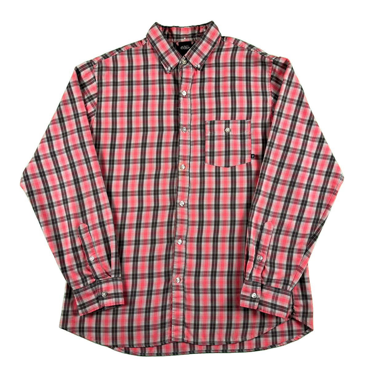 2009 Nike 6.0 Plaid Button Up Shirt- XL