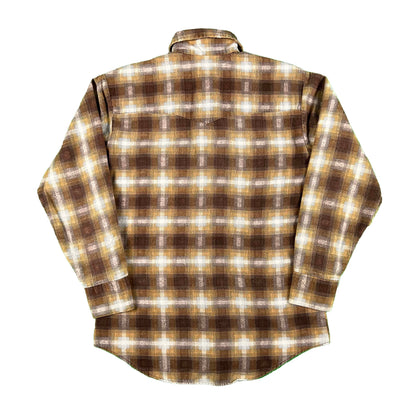 70s JcPenney Pearl Snap Flannel Shirt- M