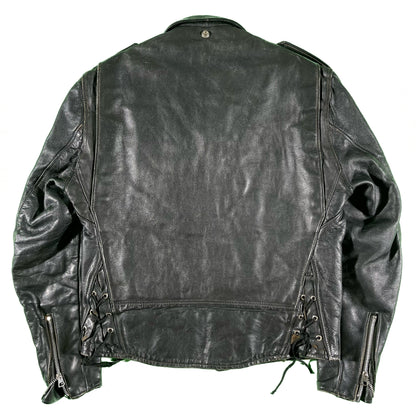 50s Beck Leather Moto Jacket- M