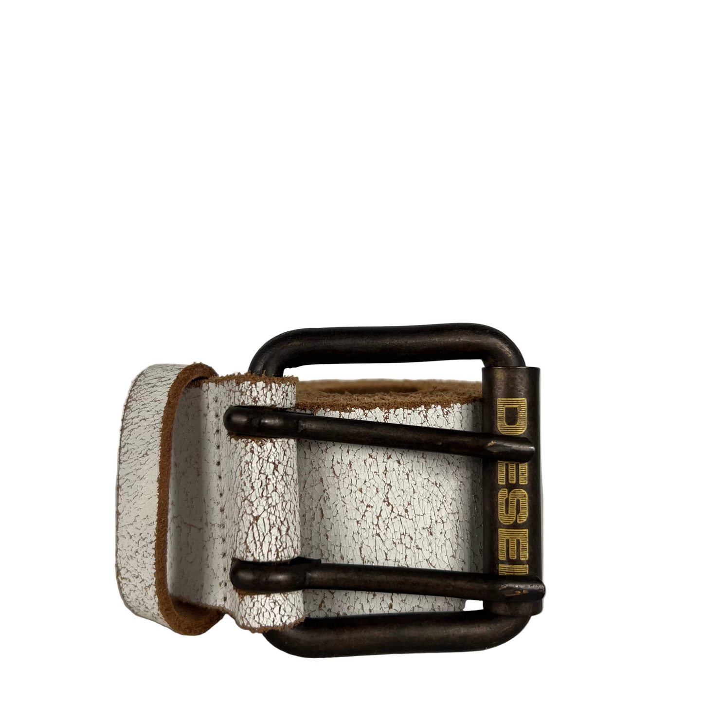 Diesel Cracked Paint Leather Belt- 28"-32"