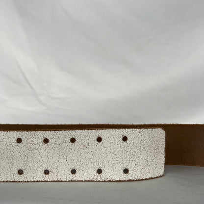 Diesel Cracked Paint Leather Belt- 28"-32"