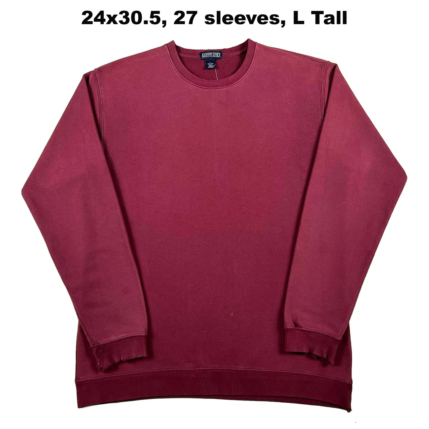 00s Lands' End Wine Red Sweatshirts & Sweatpants- SELECT SWEAT