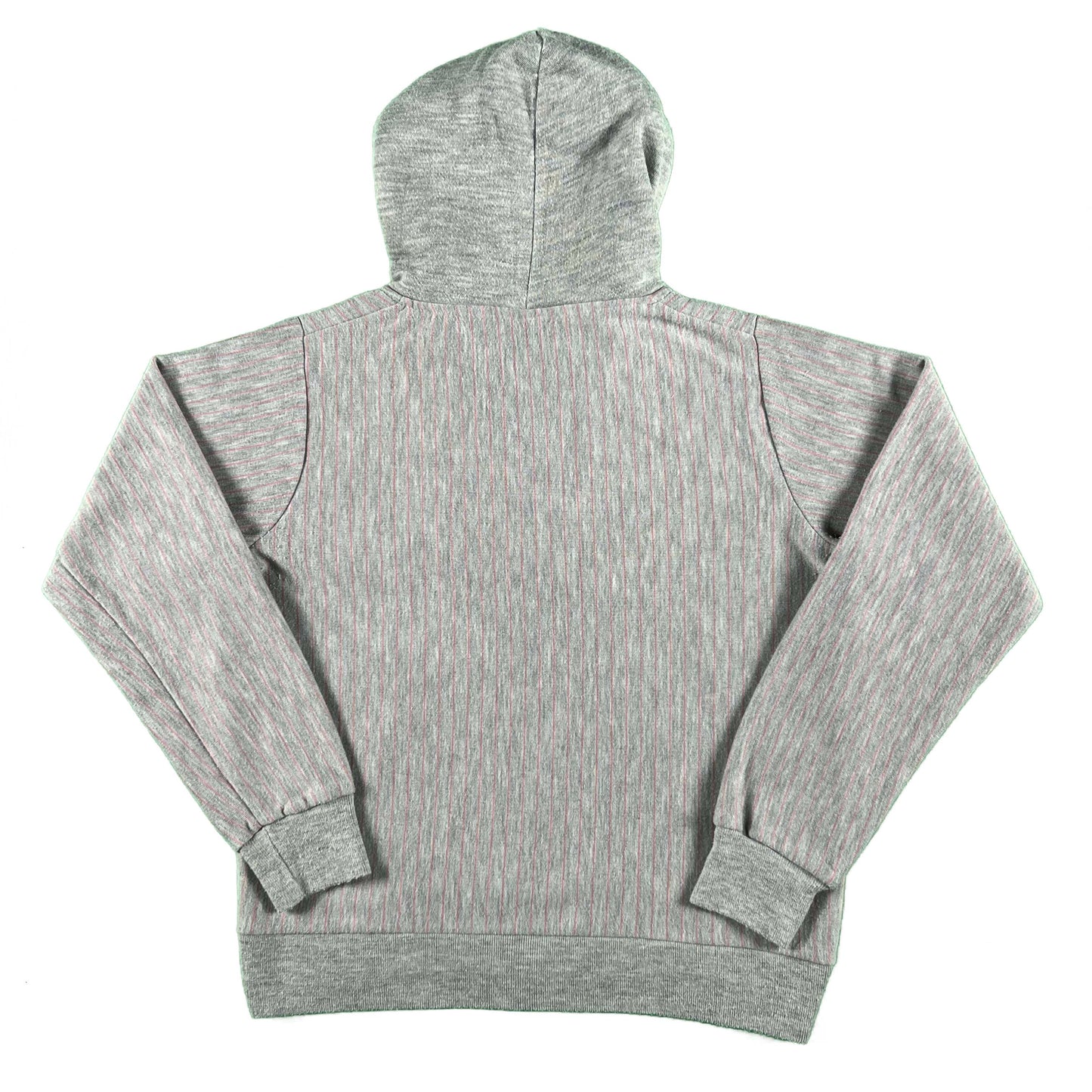 80s Pink Striped Nike Hoodie- M