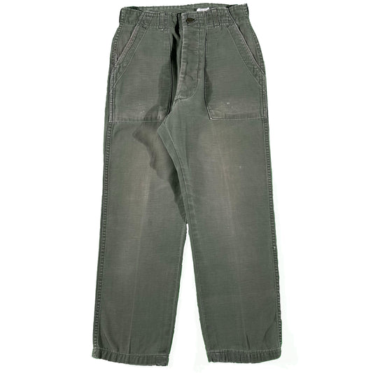 70s OG-107 Army Trousers- 27x27