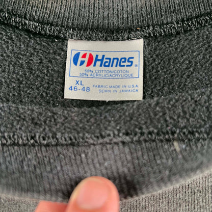 80s Sun Faded Black 'Lambeth' Sweatshirt- XL