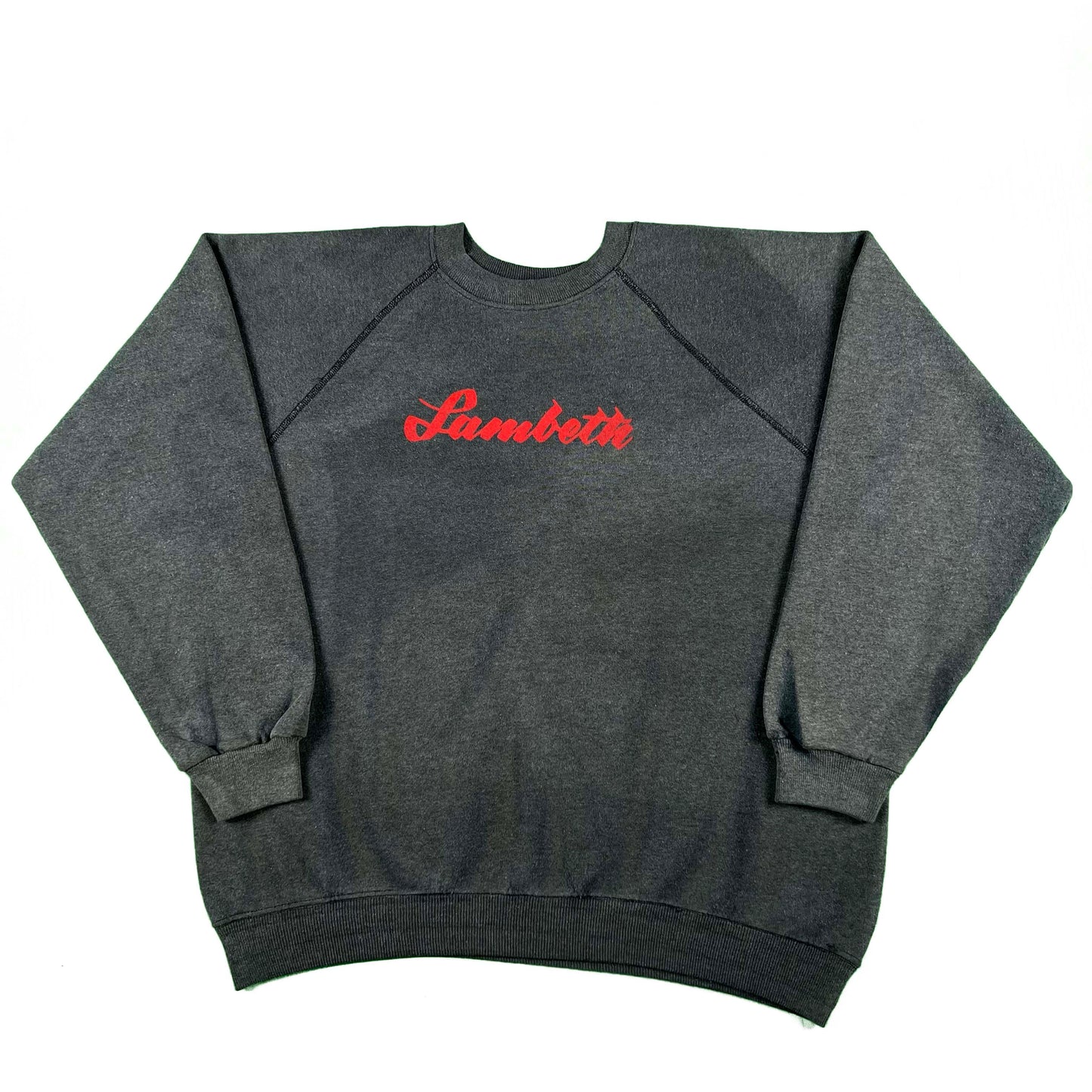 80s Sun Faded Black 'Lambeth' Sweatshirt- XL