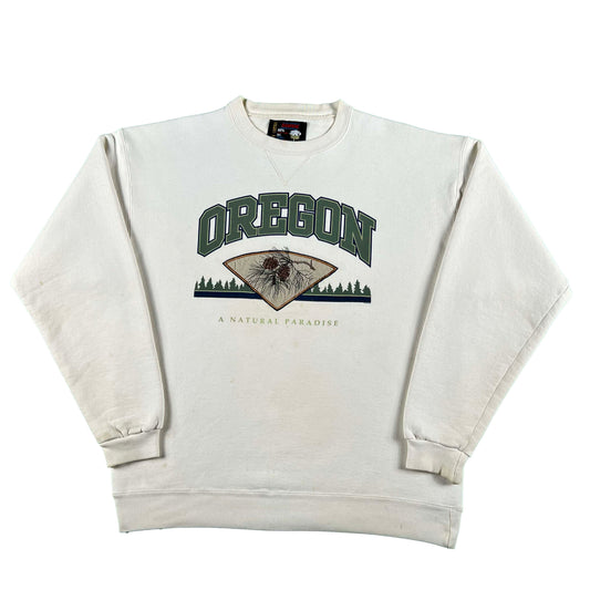 90s Oregon Natural Paradise Sweatshirt- L