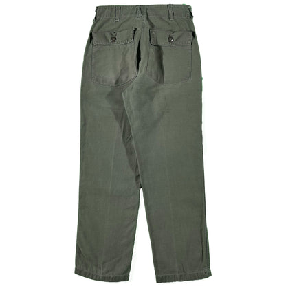 70s OG-107 Army Trousers- 27x28.5