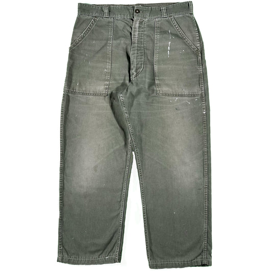60s OG-107 Army Trousers- 34x27.5