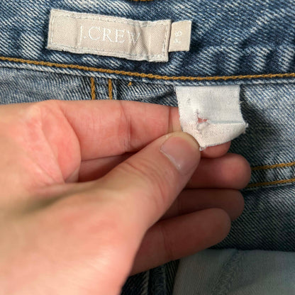 90s J.Crew Cut Off Denim Shorts- 28x7