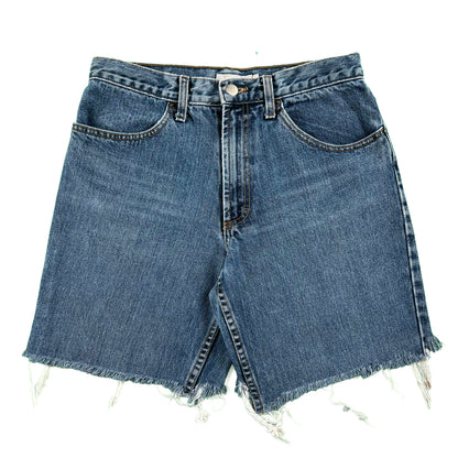 90s J.Crew Cut Off Denim Shorts- 28x7