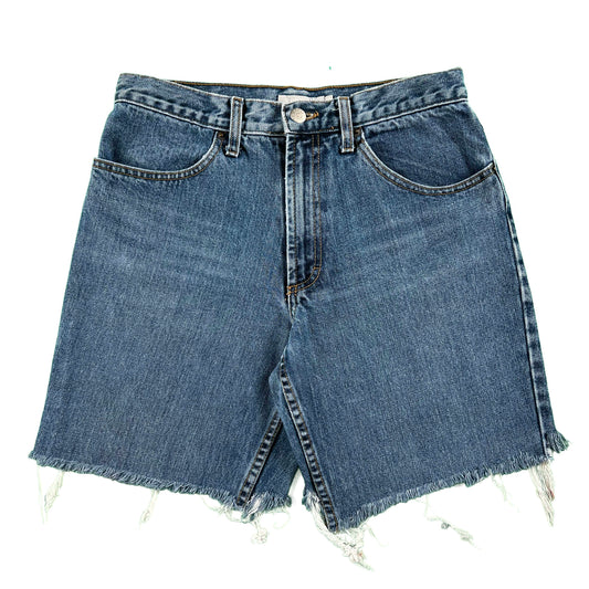 90s J.Crew Cut Off Denim Shorts- 28x7