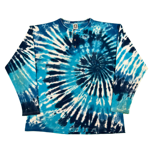 Vintage Blank Long Sleeve Tie Dye Tee- SELECT SHIRT