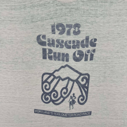 70s Paper Thin Nike Cascade Run Off Tee- S