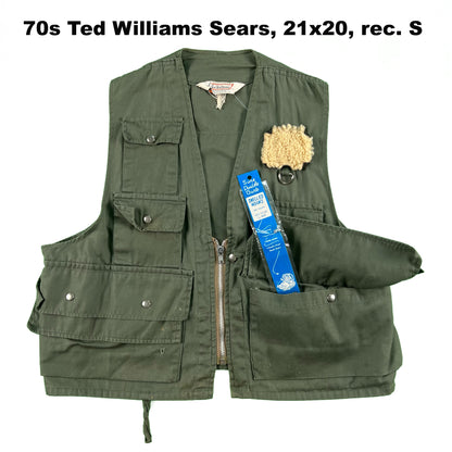 Vintage 60s/70s Fly Fishing Vests- SELECT VEST