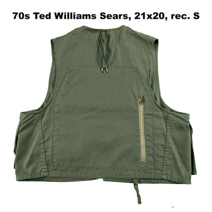 Vintage 60s/70s Fly Fishing Vests- SELECT VEST