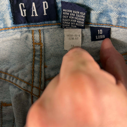 90s Gap 'Slim Fit' Painter's Denim- 27x31
