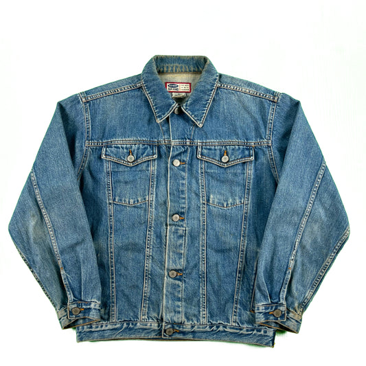 00s Old Navy Faded Denim Trucker Jacket- S