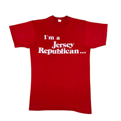 70s 'I'm a Jersey Republican' Tee- XS