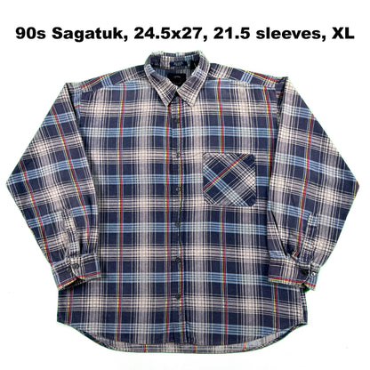 Vintage 100% Cotton Printed Flannel Shirts- SELECT SHIRT