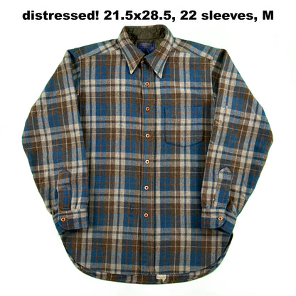 70s/80s Pendleton Wool Plaid Flannel Shirts- SELECT SHIRT