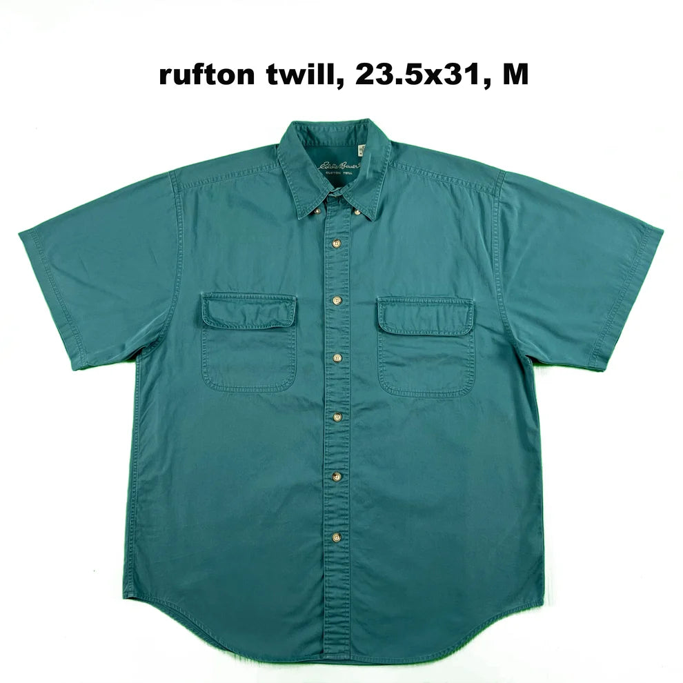Vintage Eddie Bauer 100% Cotton 'Rufton Twill' Shirts- SELECT SHIRT