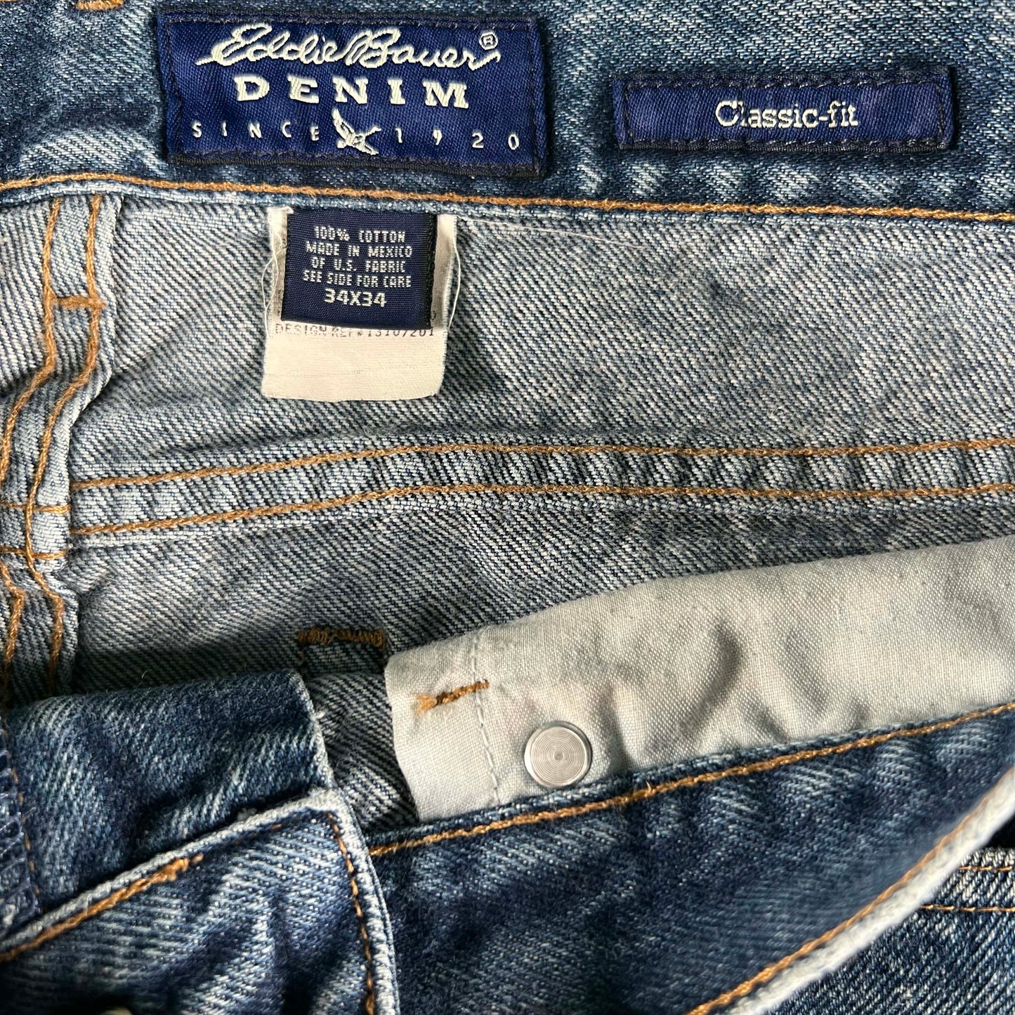 90s Eddie Bauer 'Classic Fit' Denim- 32x32