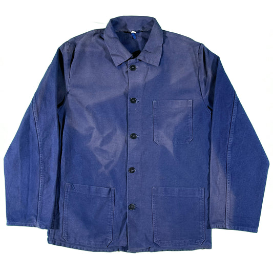 80s Sun Faded French Chore Coat- L