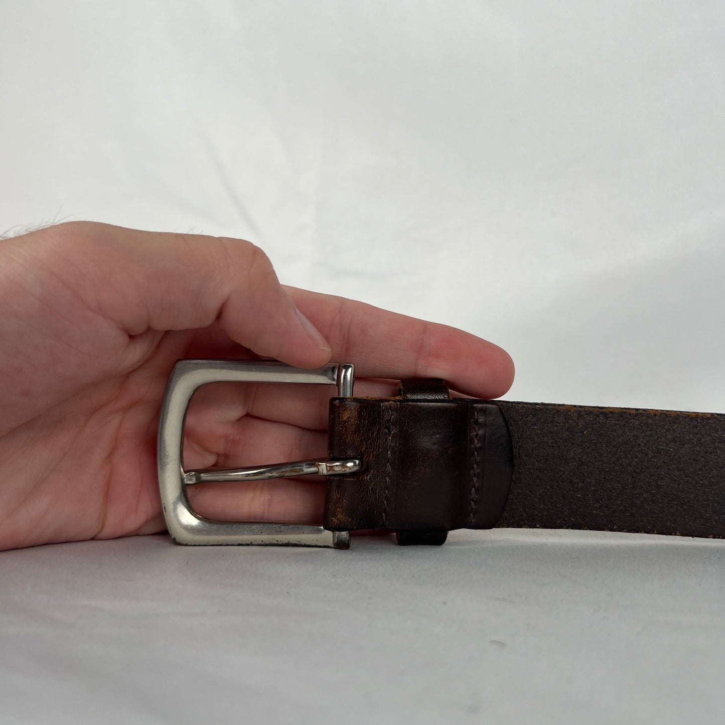 00s Gap Brown Leather Belt- 26"-30"
