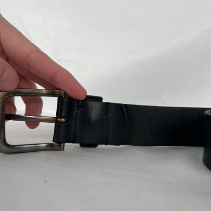 Timberland Black Leather Belt- 38"-42"
