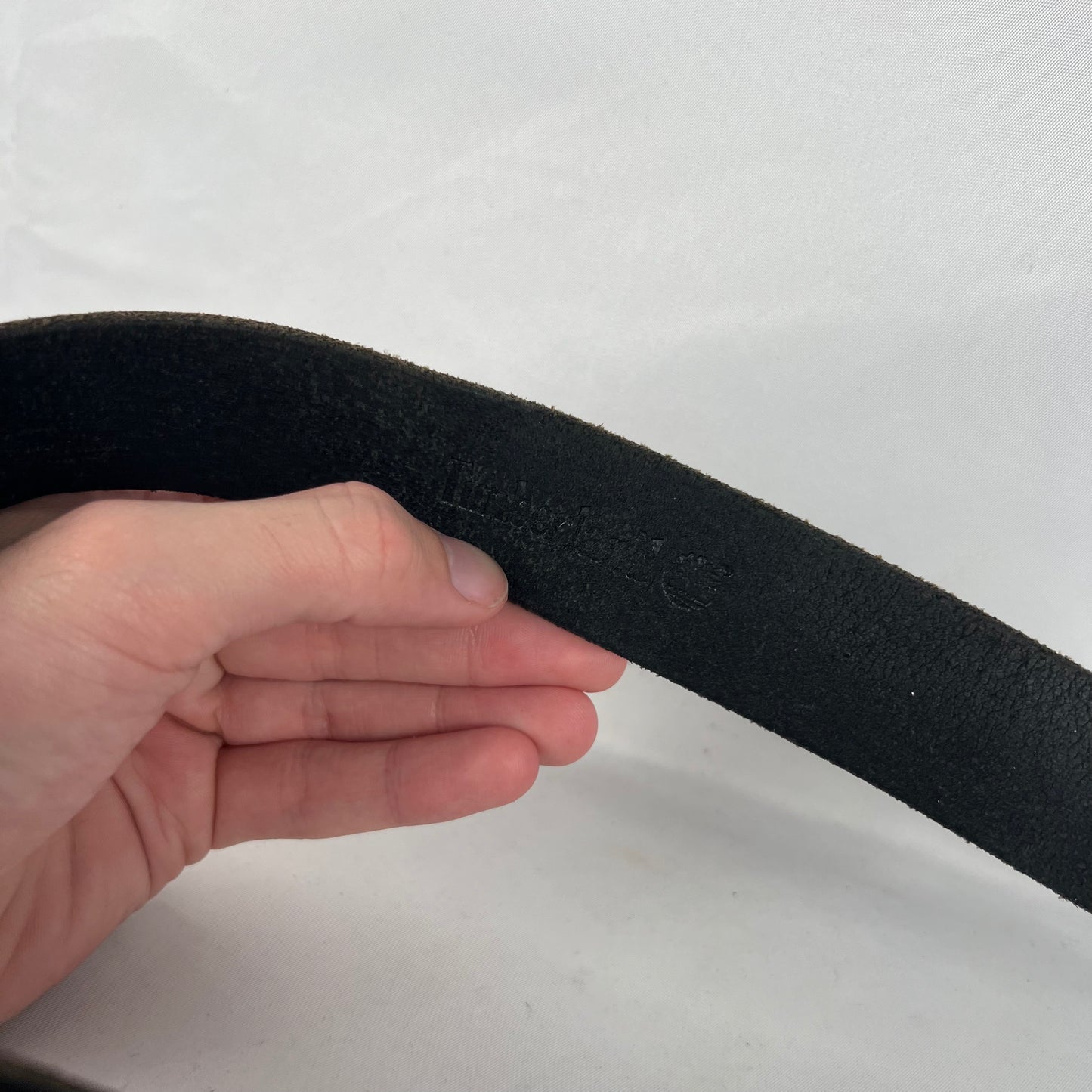 Timberland Black Leather Belt- 38"-42"