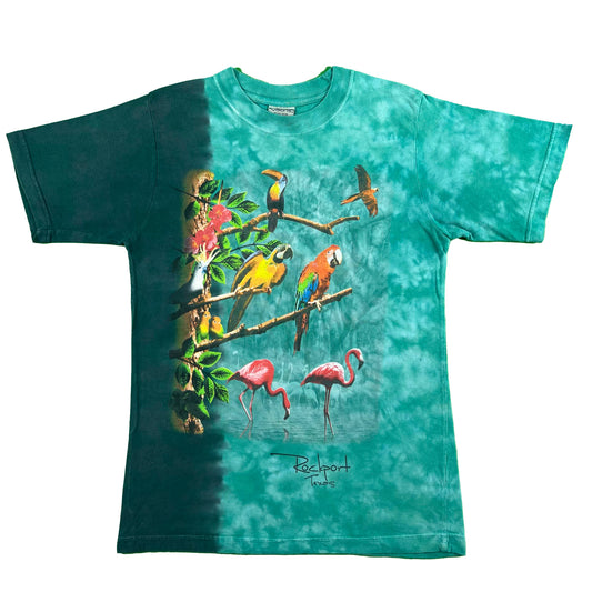 90s/00s Tropical Birds Tee- S