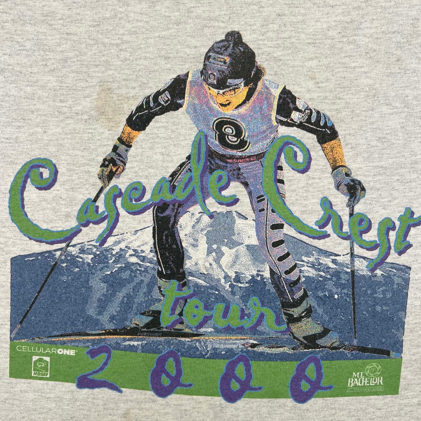 2000 Mt. Bachelor Ski Tee- M