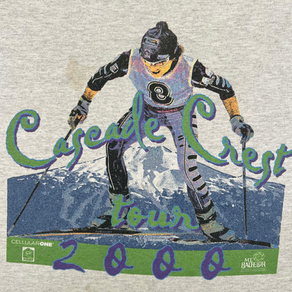 2000 Mt. Bachelor Ski Tee- M
