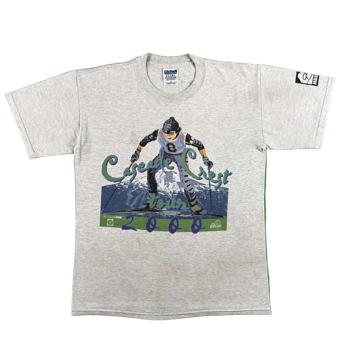 2000 Mt. Bachelor Ski Tee- M