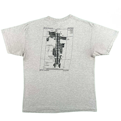 00s Van Nuys Airport Diagram Tee- L