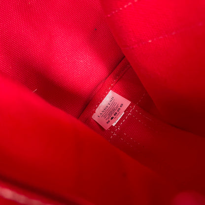 Lands' End Red XS Zip Up Tote Bag