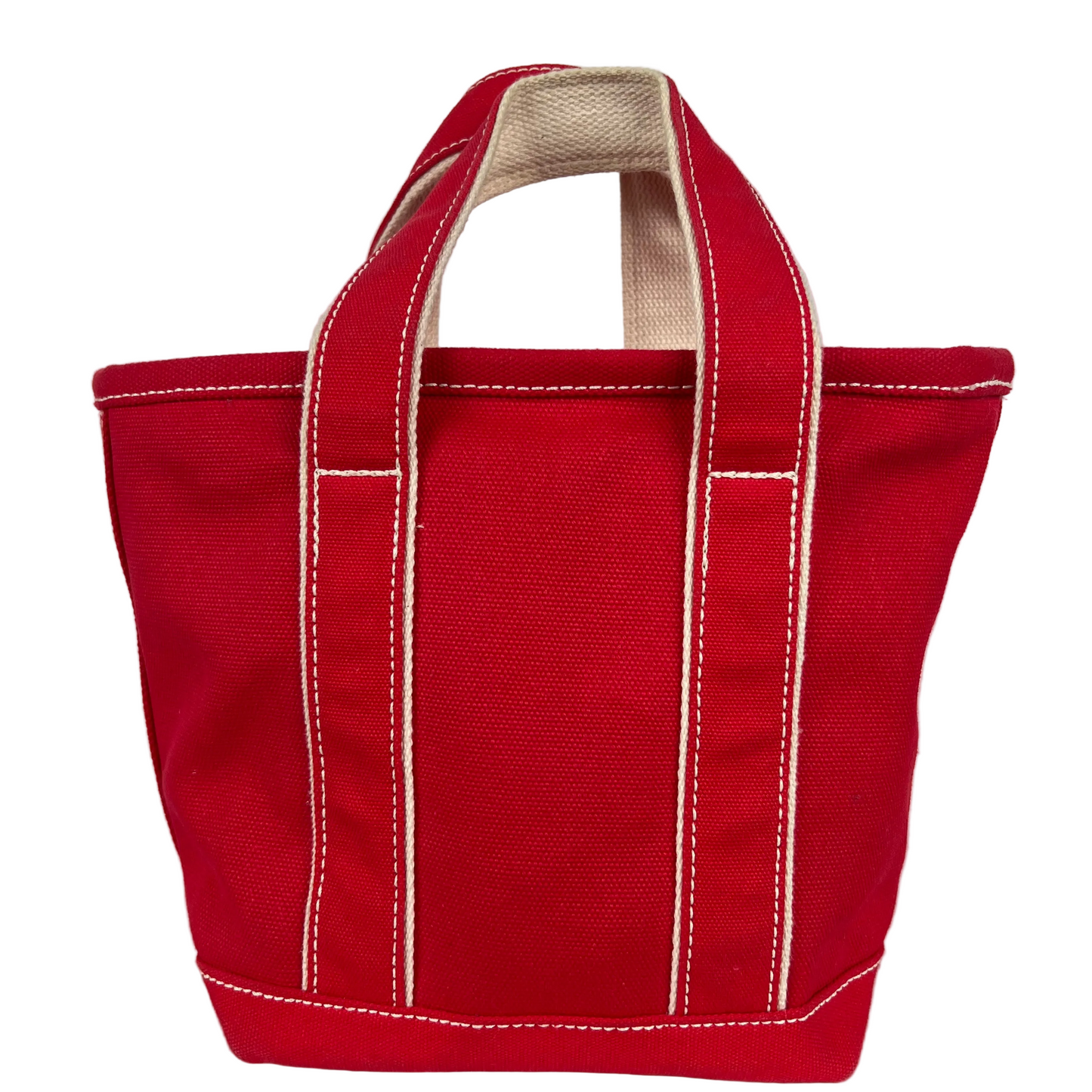 Lands' End Red XS Zip Up Tote Bag