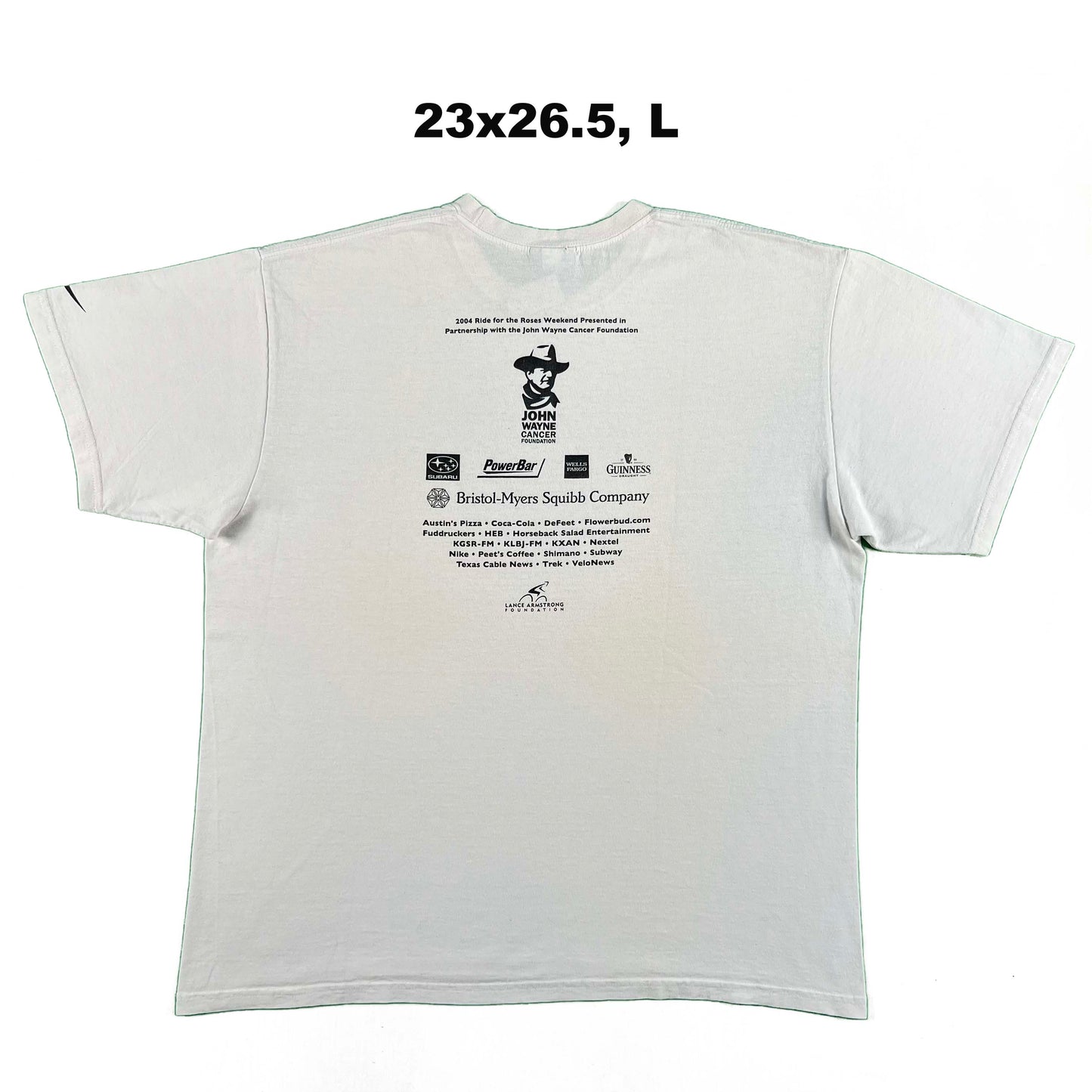 00s Ride for the Roses Lance Armstrong Tees- SELECT T SHIRT