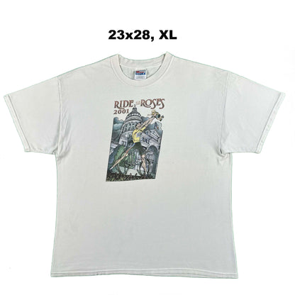 00s Ride for the Roses Lance Armstrong Tees- SELECT T SHIRT